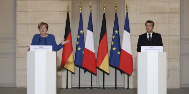 Μακρόν – Μέρκελ: Κοινή βούληση να τερματισθεί η τουρκική επίθεση