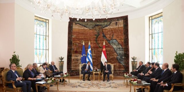 Τριμερής Αιγύπτου – Ελλάδας – Κύπρου: Ζωντανά οι κοινές δηλώσεις