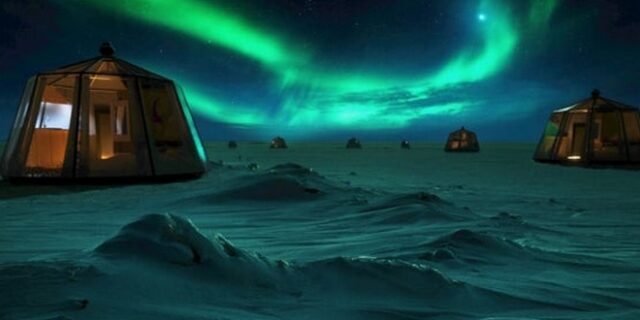 Διακοπές στην κορυφή του κόσμου: Γυάλινα μπανγκαλόους στον Βόρειο Πόλο