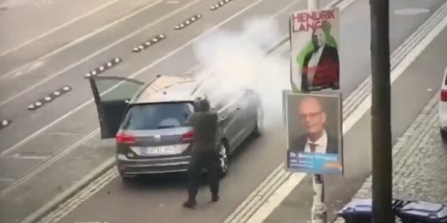Γερμανία: Η στιγμή που ο δράστης πυροβολεί τα θύματα