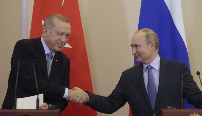 Εισβολή στη Συρία: Συμφωνία Πούτιν – Ερντογάν για νέα κατάπαυση του πυρός 150 ωρών