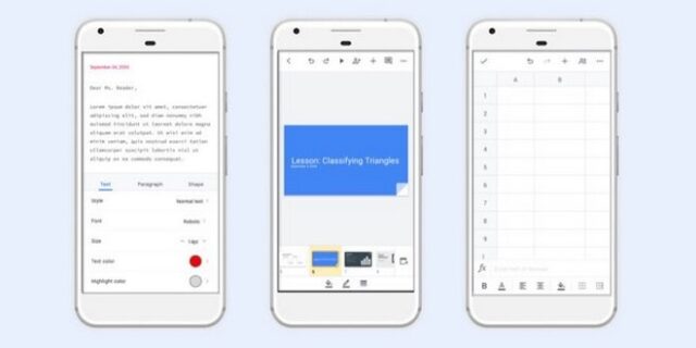 Νέος σχεδιασμός σε Google Docs, Slides και Sheets στις συσκευές Android