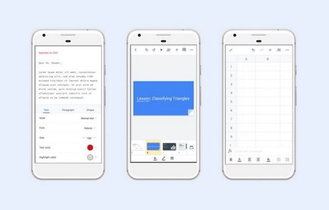 Νέος σχεδιασμός σε Google Docs, Slides και Sheets στις συσκευές Android