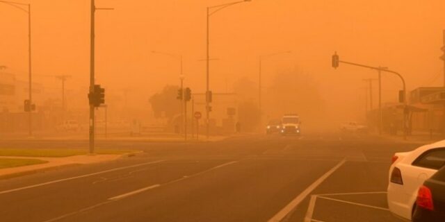 Εφιάλτης στην Αυστραλία: Πόλη πνίγεται στην σκόνη ενώ το θερμόμετρο δείχνει 40 βαθμούς