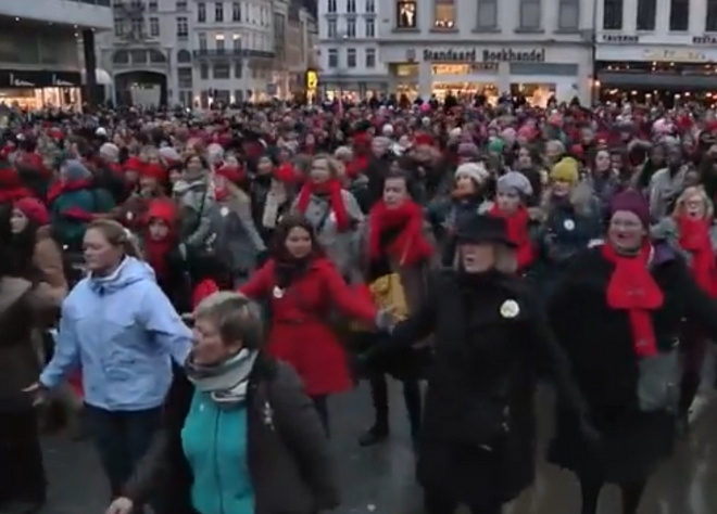 Βέλγιο: Μαζική κινητοποίηση κατά της βίας σε βάρος των γυναικών