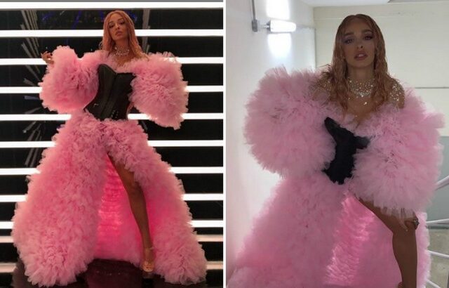 Final Four: Τι ντύθηκε η Φουρέιρα – Ξεσάλωσε το Twitter με το “ροζ φλαμίνγκο”