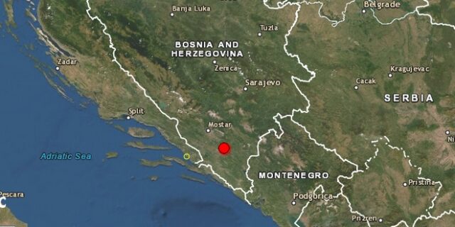 Σεισμός 5,4 Ρίχτερ στη Βοσνία