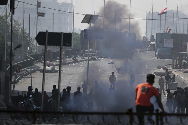 Ιράκ: Τρεις ακόμα διαδηλωτές νεκροί από σφαίρες και κάνιστρο δακρυγόνου