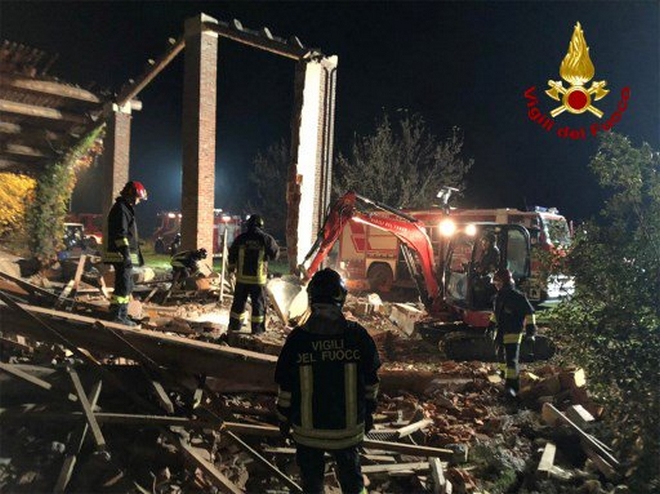 Ιταλία: Έκρηξη σε ακατοίκητη αγροικία – 3 πυροσβέστες νεκροί