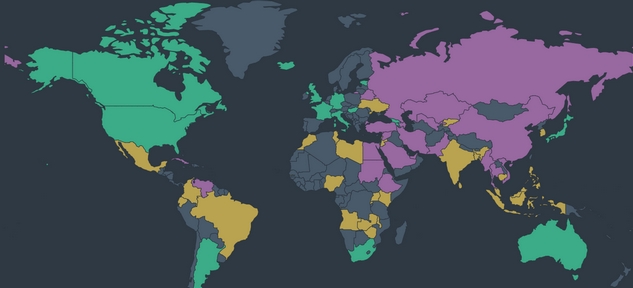 Ελευθερία στο Διαδίκτυο – Ποιες είναι οι πιο αυστηρές και ποιες οι πιο ελαστικές χώρες