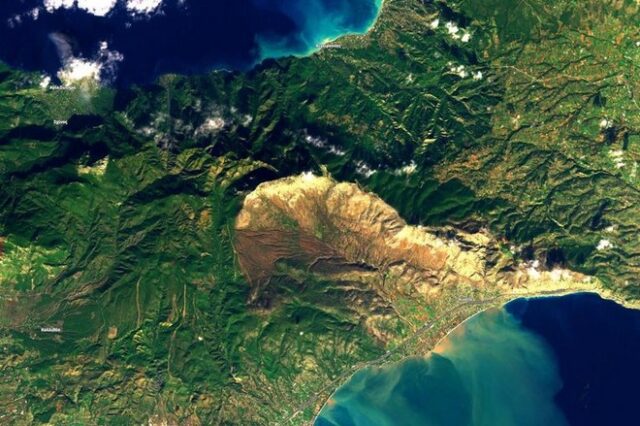 Κακοκαιρία “Γηρυόνης”: Δορυφόρος φωτογράφισε τις καταστροφικές πλημμύρες στην Κινέττα