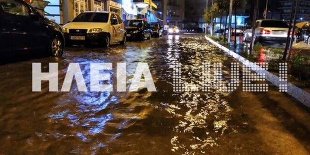 Κακοκαιρία: Μετράει τις πληγές του ο Πύργος – Πλημμύρες παντού
