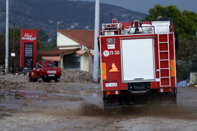 Στο έλεος της κακοκαιρίας η Κέρκυρα: Κατολισθήσεις, πλημμυρισμένα σπίτια και διακοπές ρεύματος