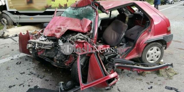 Θανατηφόρο τροχαίο με έναν νεκρό στην εθνική οδό Χανίων – Ρεθύμνου