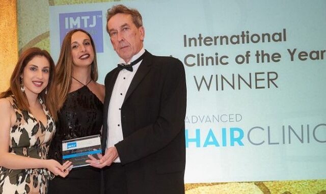 Η Advanced Hair Clinics βραβεύεται ως International Hair Clinic of the Year για τρίτη φορά