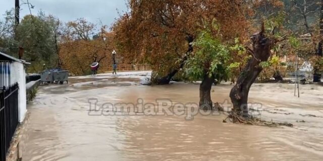Κακοκαιρία “Διδώ”: Εικόνες καταστροφής σε Βόρεια Εύβοια και Λάρισα