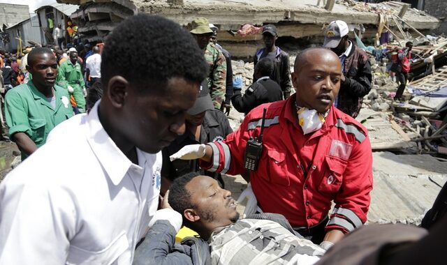 Ναϊρόμπι: Τουλάχιστον 3 νεκροί από την κατάρρευση κτιρίου