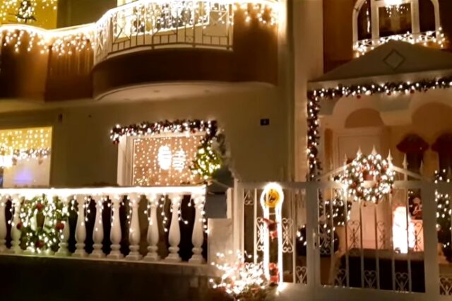 Κοζάνη: Εντυπωσιακό και φέτος το “σπίτι – υπερπαραγωγή” με τη γιορτινή διακόσμηση