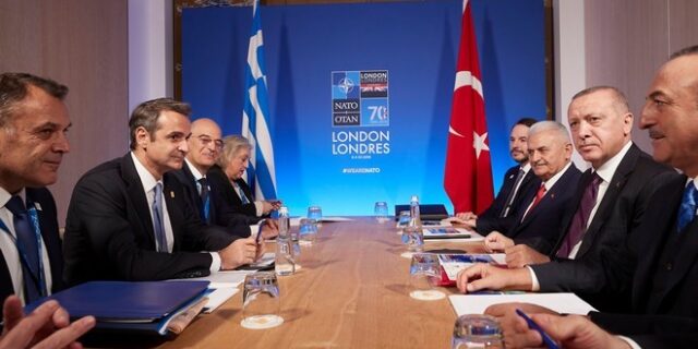Μητσοτάκης – Ερντογάν: Σε εξέλιξη η συνάντηση στο Λονδίνο