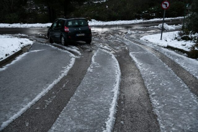 Κακοκαιρία “Ζηνοβία”: Χιόνι και πολικές θερμοκρασίες – Κλειστοί δρόμοι και εννέα απεγκλωβισμοί