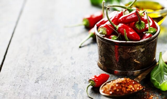 Οι πιπεριές τσίλι μειώνουν τον κίνδυνο πρόωρου θανάτου από έμφραγμα ή εγκεφαλικό