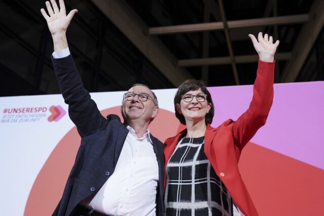 Γερμανία: Ανησυχία για τον κυβερνητικό συνασπισμό έφερε η νέα ηγεσία του SPD