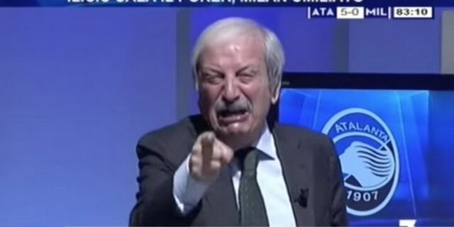 Ο Κρουντέλι έχασε την ψυχραιμία του, βλέποντας τη Μίλαν να διασύρεται