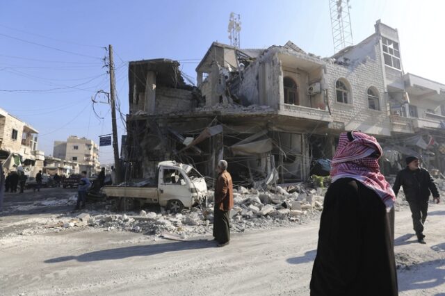 Συρία: Τουλάχιστον 12 άμαχοι νεκροί από βομβαρδισμούς