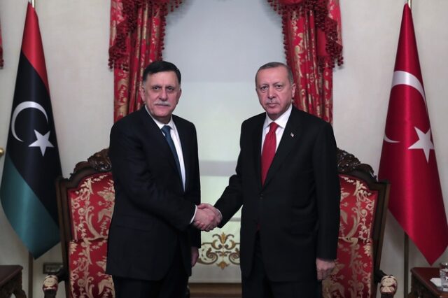 Τουρκία: Αιφνίδια συνάντηση Ερντογάν με τον πρωθυπουργό της Λιβύης, Σάρατζ