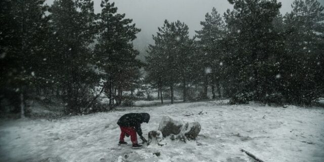 Κακοκαιρία “Ζηνοβία”: Χιόνισε στην Πάρνηθα – “Πολικό” ψύχος από το Σάββατο