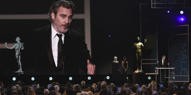 SAG Awards 2020: Η συγκλονιστική αναφορά του Χοακίν Φοίνιξ στον Χιθ Λέτζερ