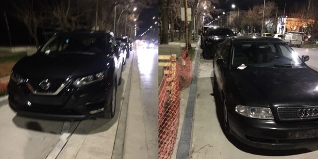 Αλεξανδρούπολη: Πολυτελή τουρκικά αυτοκίνητα πάρκαραν πάνω σε έργα