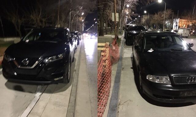 Αλεξανδρούπολη: Πολυτελή τουρκικά αυτοκίνητα πάρκαραν πάνω σε έργα