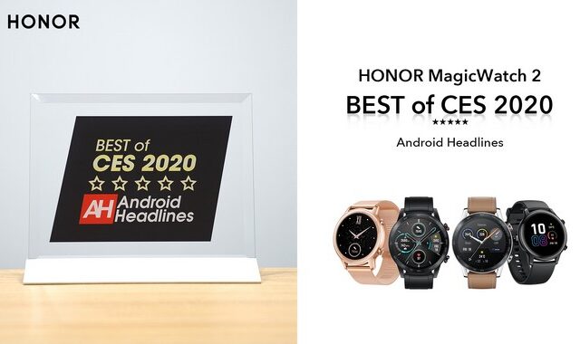 “Best of CES 2020” για το νέο smart watch HONOR Magic Watch 2