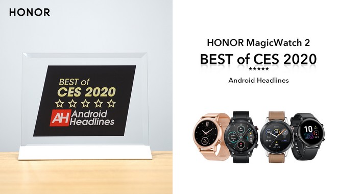 “Best of CES 2020” για το νέο smart watch HONOR Magic Watch 2