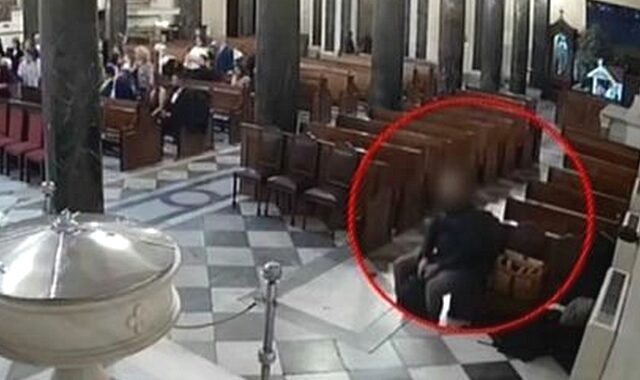 Βίντεο: Μπήκε σε εκκλησία της Αθήνας κι έκλεψε κάμερα φωτογράφου εν ώρα μυστηρίου