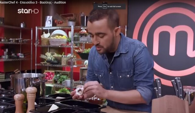 MasterChef: Ο Βασίλης με το πρόβλημα όρασης πέρασε θριαμβευτικά