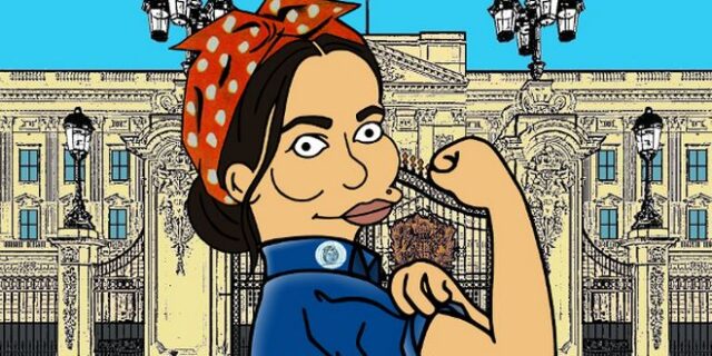 AleXsandro Palombo: Όταν η Meghan Markle έγινε… Simpson