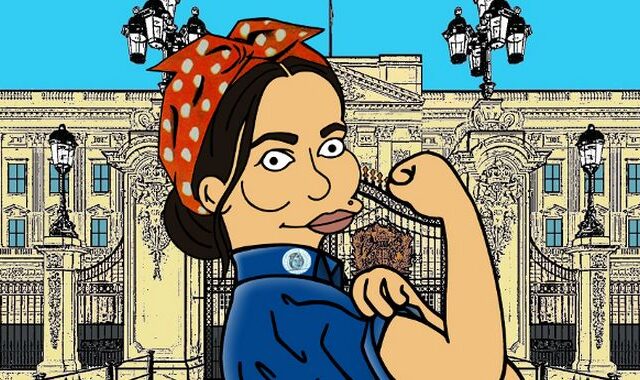 AleXsandro Palombo: Όταν η Meghan Markle έγινε… Simpson