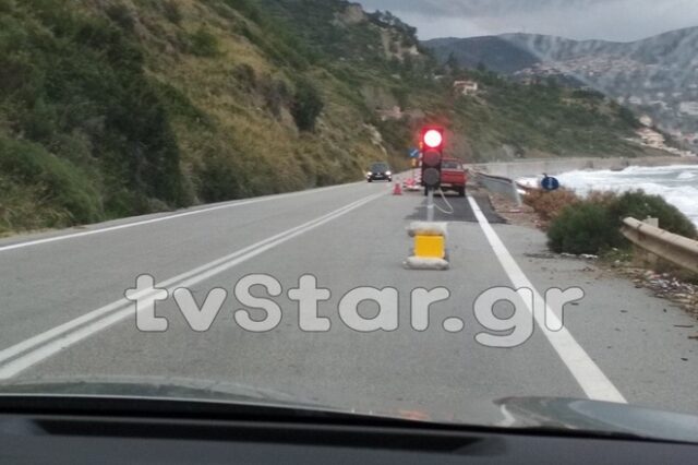 Εύβοια: Βράχια έπεσαν και πλάκωσαν αυτοκίνητο της ΟΠΚΕ
