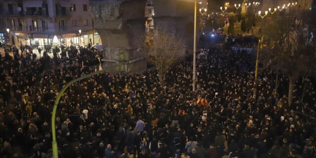 Θεσσαλονίκη: Σε εξέλιξη συλλαλητήριο του ΠΑΟΚ στην Καμάρα