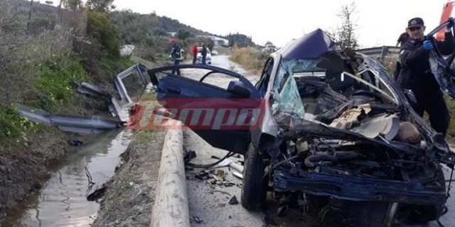 Τραγωδία στην Πάτρα: Δύο νεκροί και δύο τραυματίες σε τροχαίο