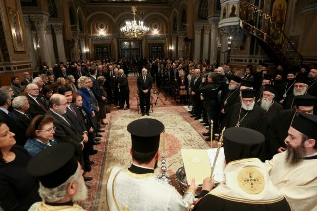 Ο Παυλόπουλος στα εγκαίνια του θησαυροφυλακίου του Μητροπολιτικού Ναού Αθηνών