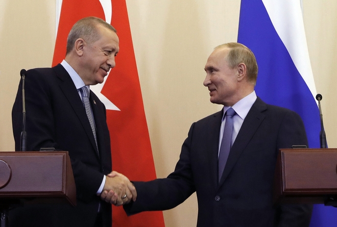 Τουρκία: Πούτιν και Ερντογάν εγκαινιάζουν τον αγωγό Turkish Stream