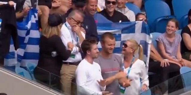 Australian Open: Βούρκωσε συγκινημένος ο πατέρας της Σάκκαρη