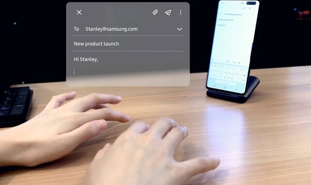 Samsung SelfieType: Το εικονικό πληκτρολόγιο αποκαλύπτεται στο CES 2020