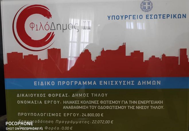 Tήλος: Προχωρά ακάθεκτη στην τροφοδοσία με καθαρή ενέργεια