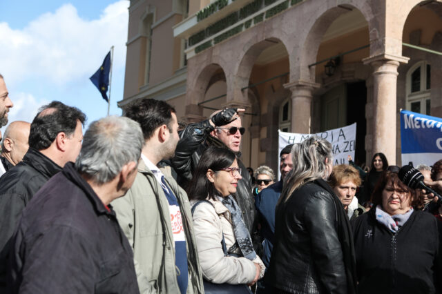 Μυτιλήνη: Διαμαρτυρία κατοίκων κατά της δημιουργίας δομής προσφύγων και μεταναστών