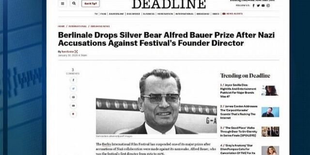 Berlinale: Καταργεί βραβείο λόγω συνεργασίας με τον Γκέμπελς