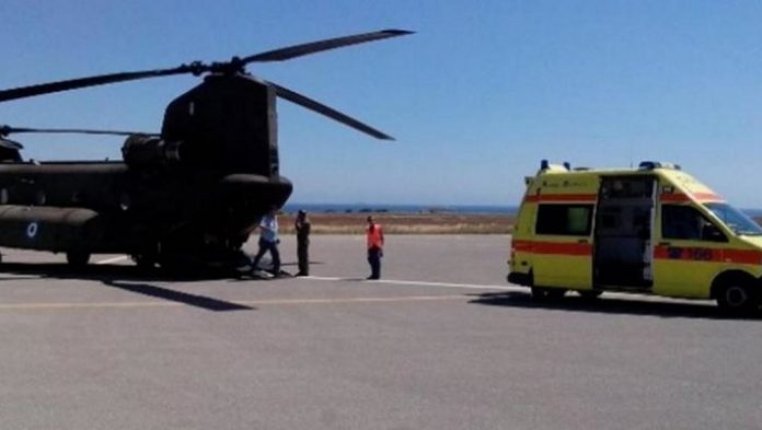 Σωτήρια αεροδιακομιδή για δύο ασθενείς από την Κάρπαθο στην Κρήτη